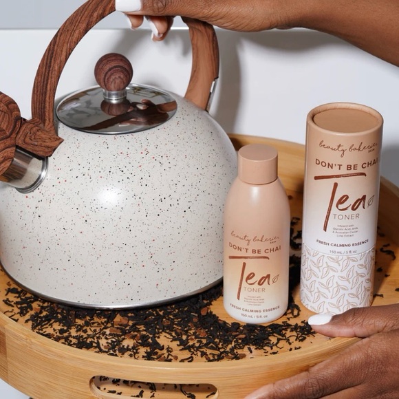 Beauty Bakerie Tea Toner Anti-Aging Glycolic Acid Caviar Lime Extract NEW PC - Picture 6 of 14